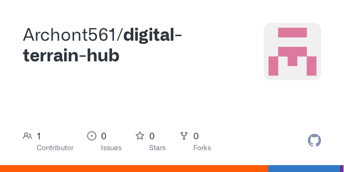 Social preview for Archont561/digital-terrain-hub